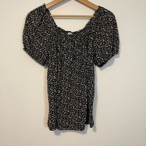 Fat Face Ditsy Floral Blouse Size 8